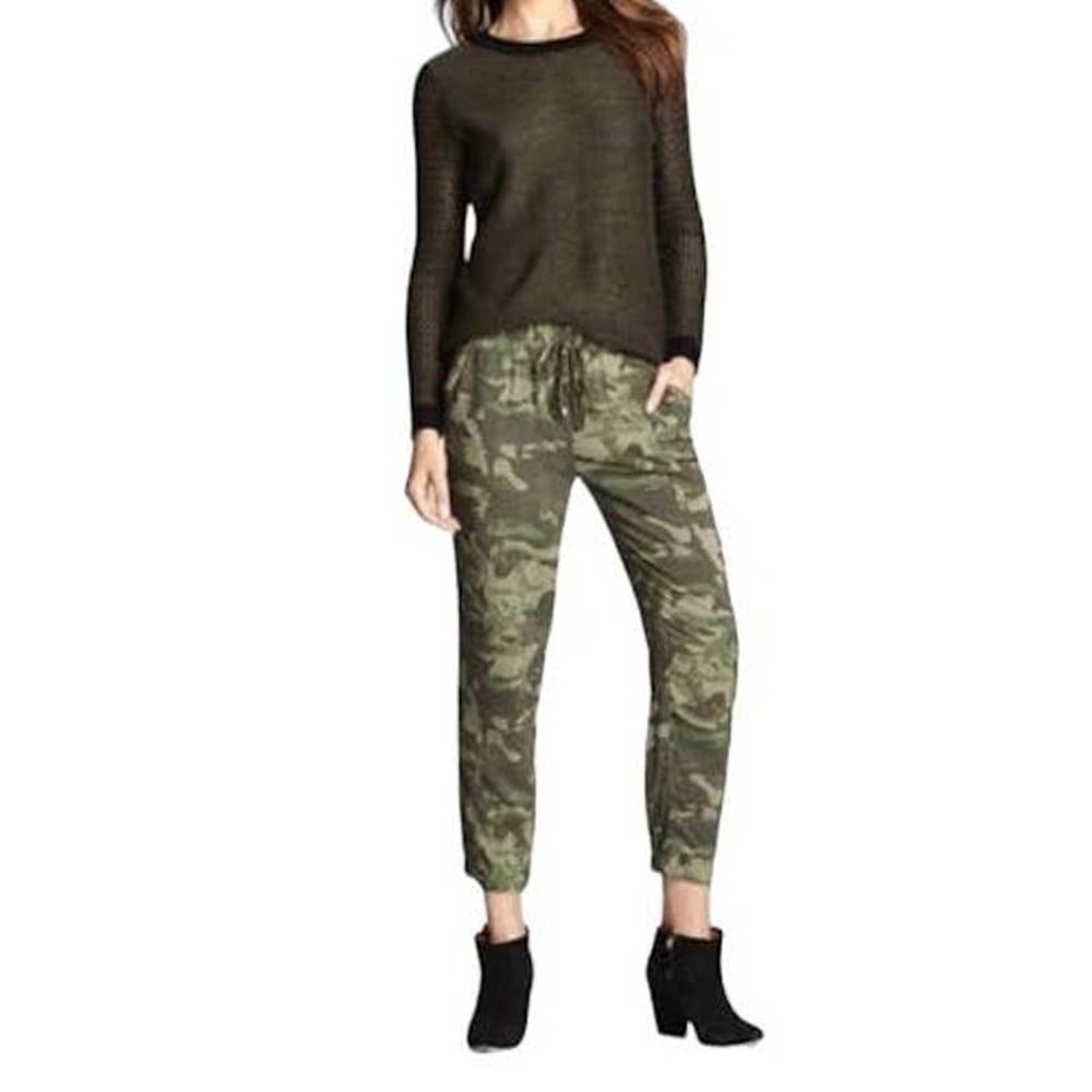Ali & Kris Studded Camo Pants Casual Joggers Rayon XL
